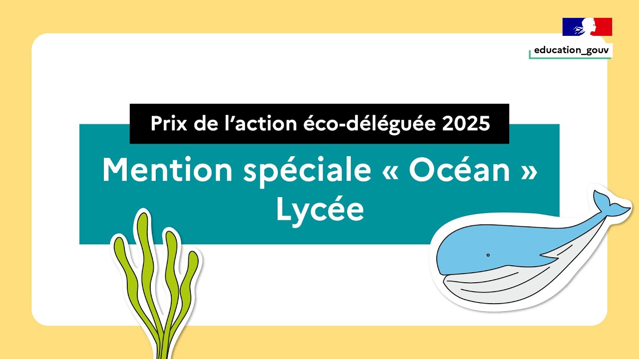 Prix de l’action éco-déléguée 2025 : mention spéciale 