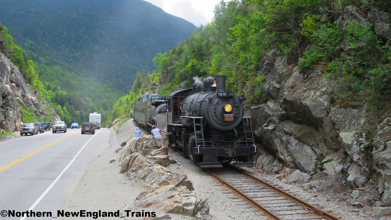 Conway Scenic Hazens/Whitefield 7470 0-6-0 Excursion 6-29-19 Part 1