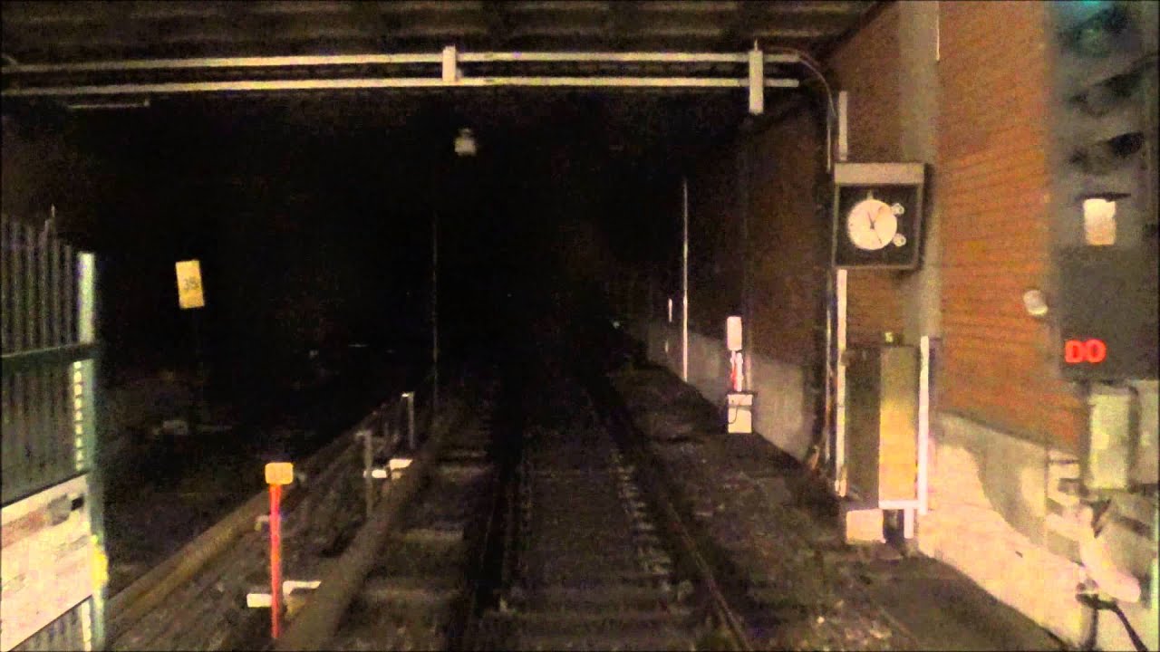 Helsinki metro ohjaamovideo. Ruoholahti-Vuosaari-metrovarikko(depot)