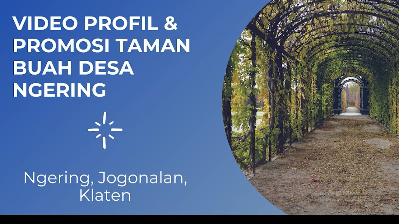 Vidio Profil dan Promosi Taman Buah Desa Ngering, Jogonalan, Klaten | KKN UNY 2021