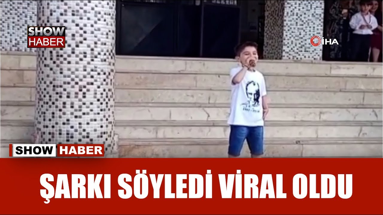 23 Nisan töreninde şarkı söyledi viral oldu