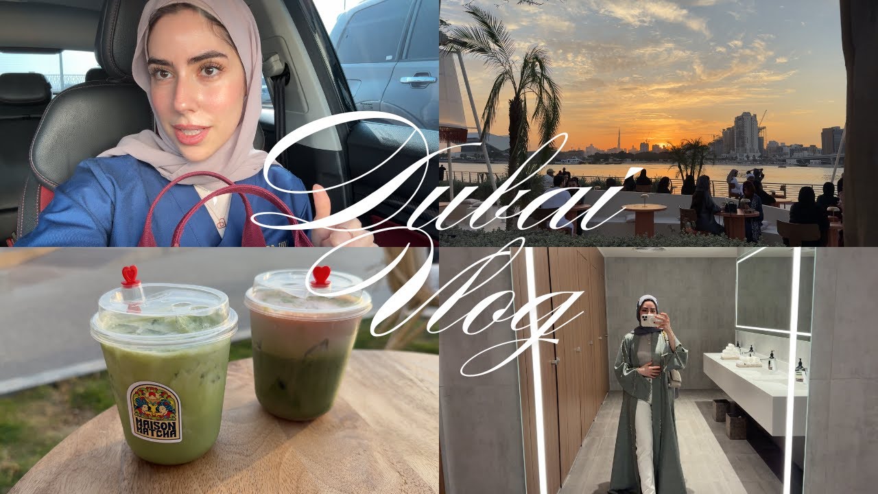 Dubai VLOG: Breakfast Gatherings, Baking Banana Bread, Work, Food, Matcha Runs & Grocery Shopping