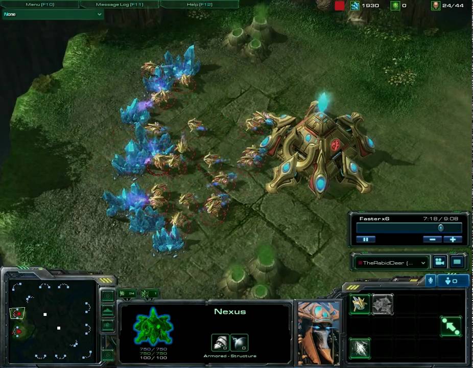 Differences between 16/24 workers and placement 1 block back in SC2