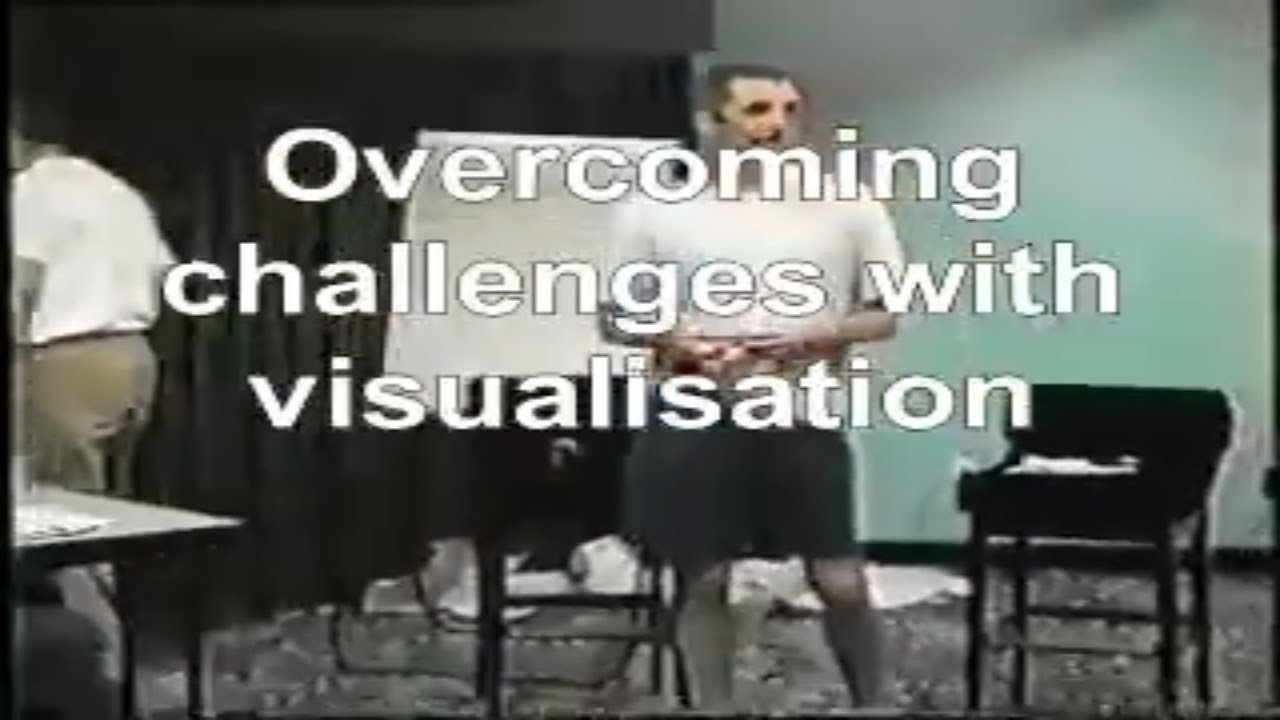 Ross Jeffries demonstrating challenges with visualisation with a student, with NLP
