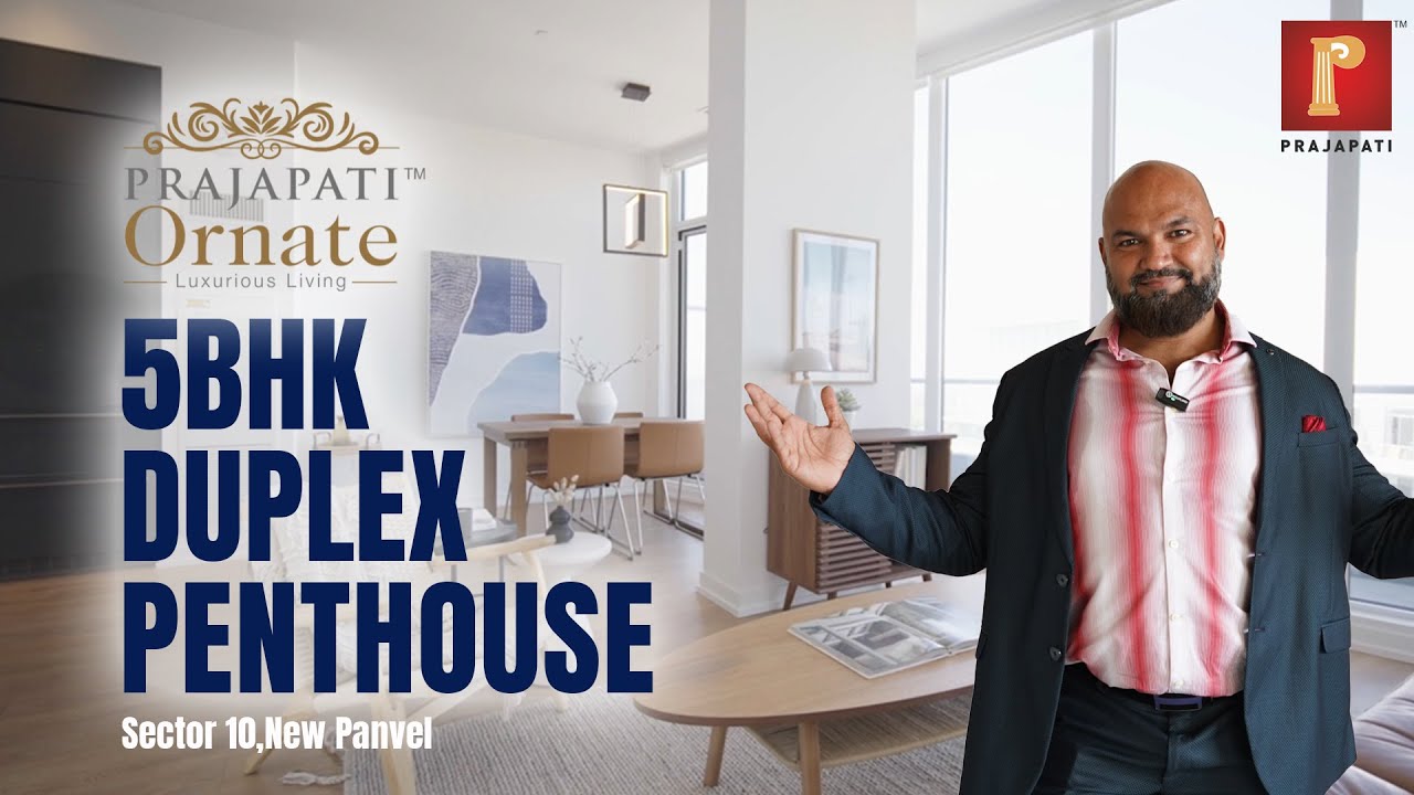 5.90 Cr Sky Villa 5BHK Penthouse | New Panvel, Navi Mumbai | Infinity Pool with Mountain Views