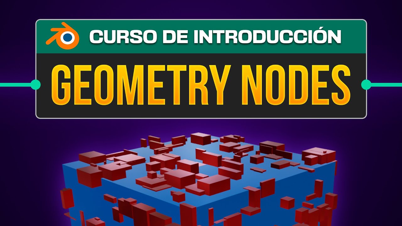🟠 CURSO de GEOMETRY NODES en Blender - Introducción a Geometry Nodes