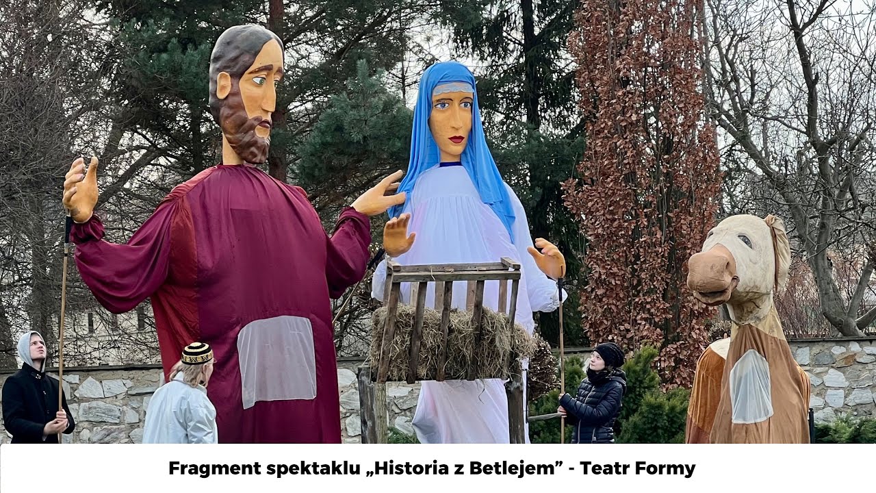 Spektakl Historia z Betlejem zaprezentowany przez Teatr Formy