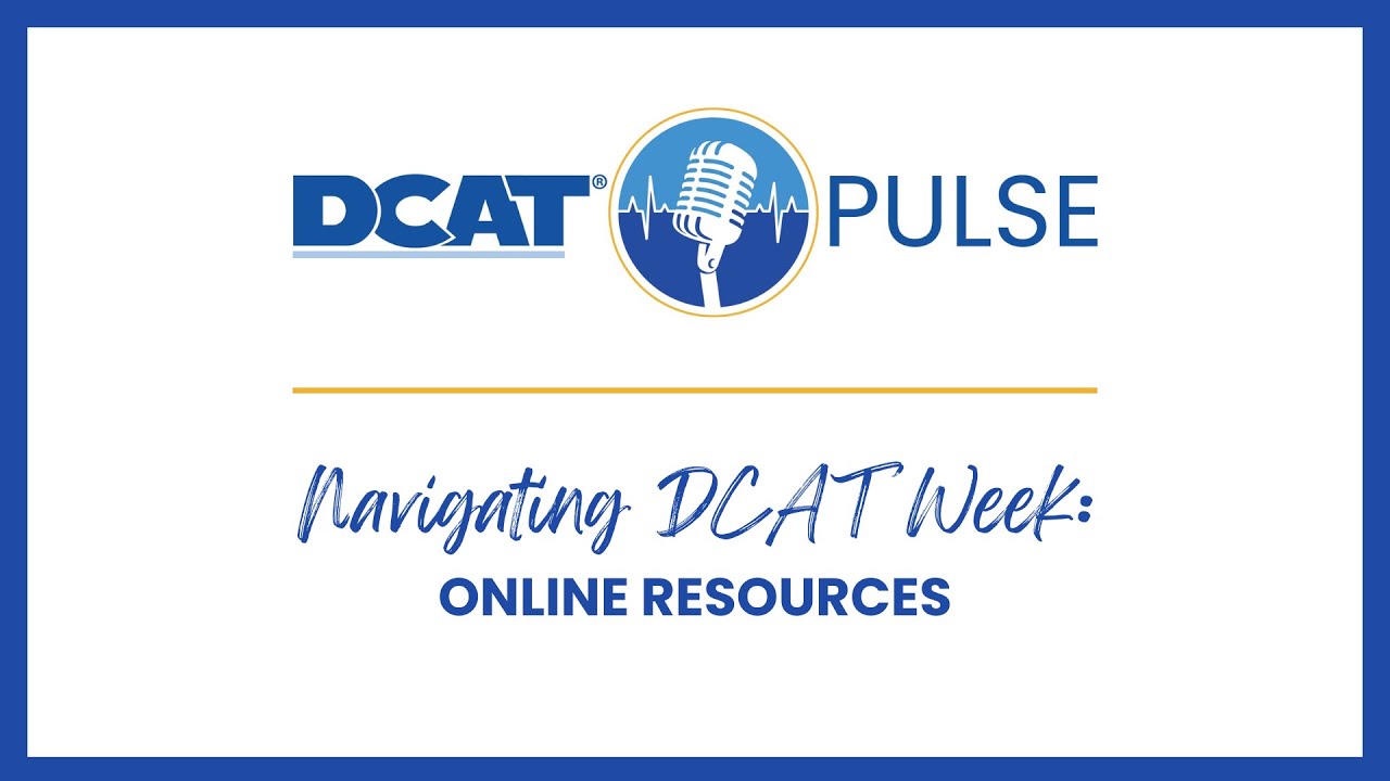DCAT Pulse: Navigating DCAT Week — Online Resources