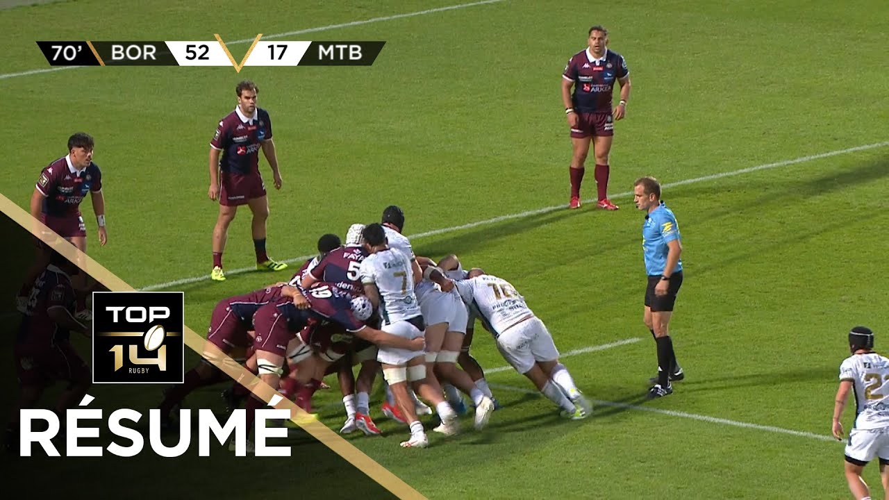 TOP 14 Saison 2025-2026 J03 - R&eacute;sum&eacute; Union Bordeaux-B&egrave;gles - US Montauban