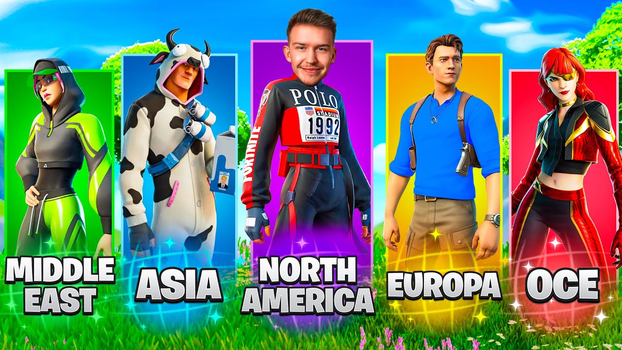 FORTNITE REGIONEN YOUTUBER BATTLE! 🌍 (extrem spannend)