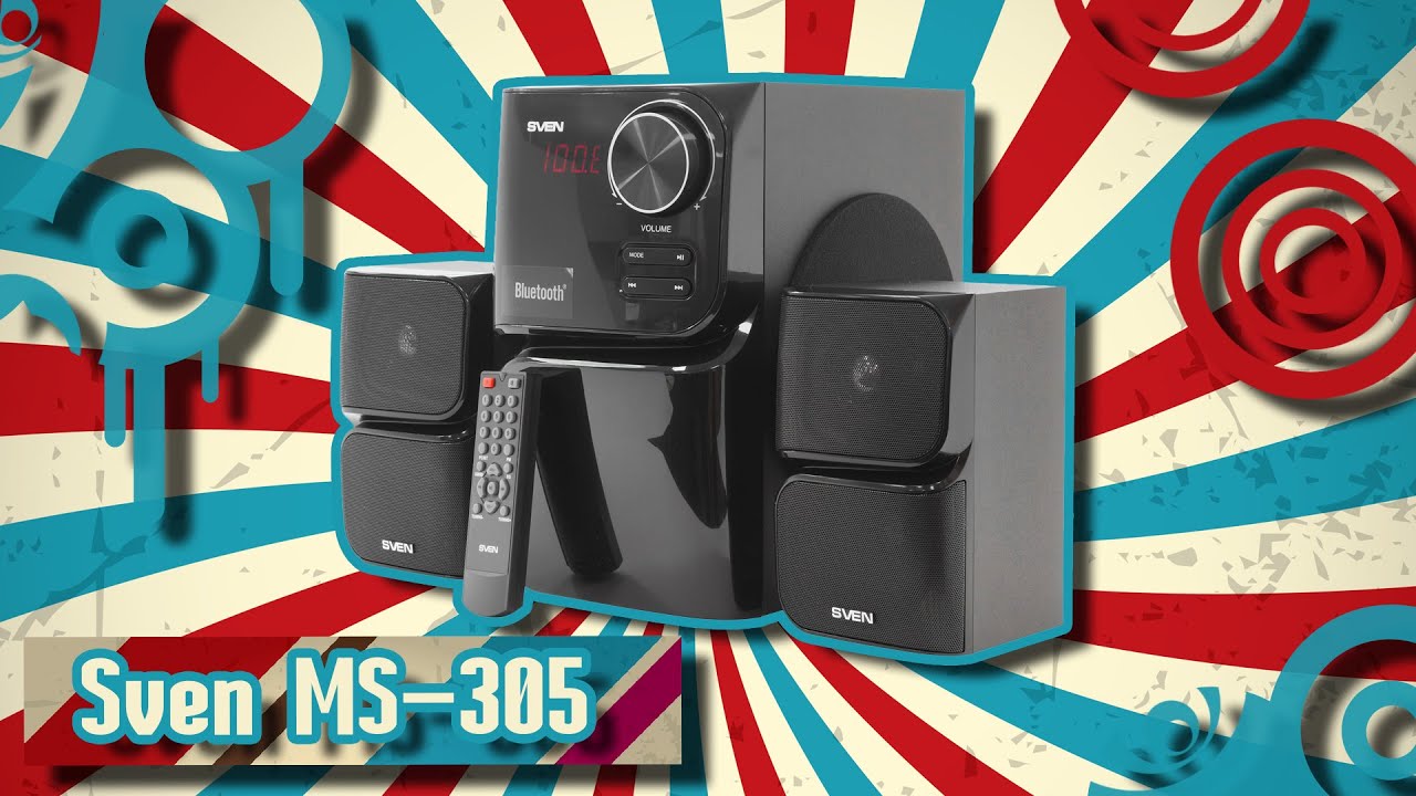 Обзор мультимедийной акустики 2.1 Sven MS-305