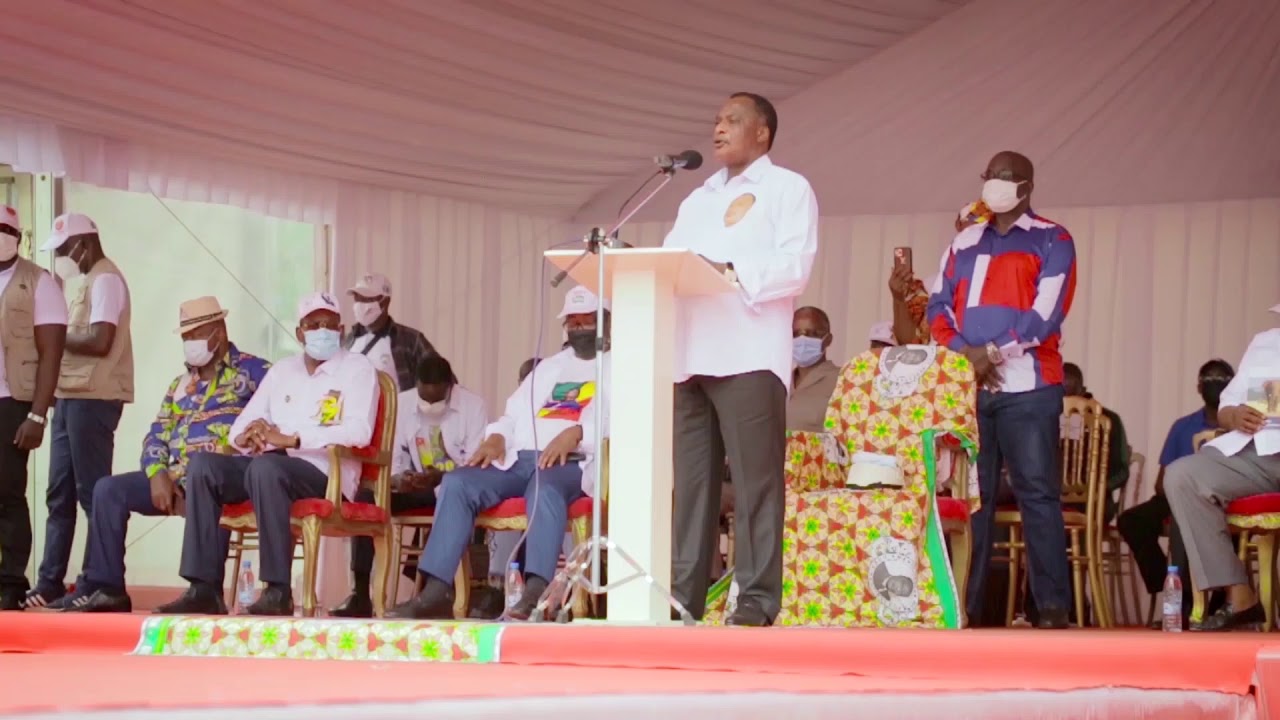 Allocution du candidat DENIS SASSOU NGUESSO lors de son meeting à Dolisie, le 07 Mars 2021.