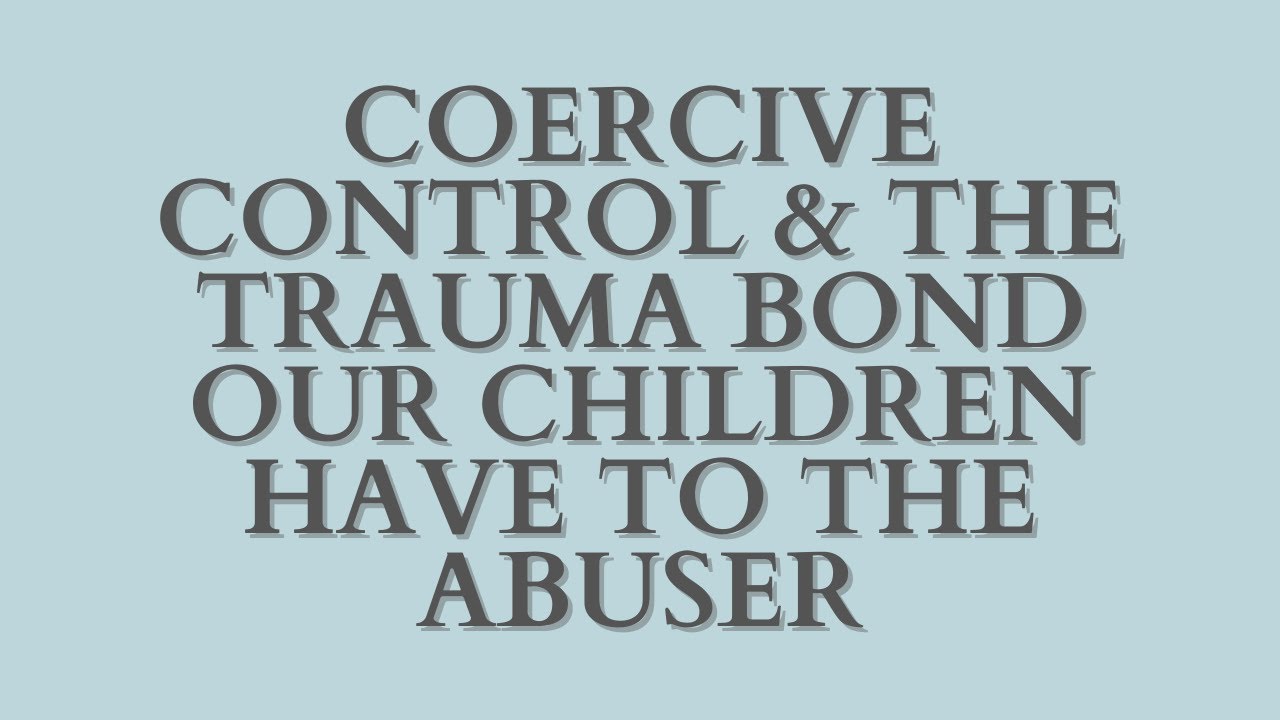 Принудительный контроль и травмирующая связь наших детей с обидчиком (как и у вас!)