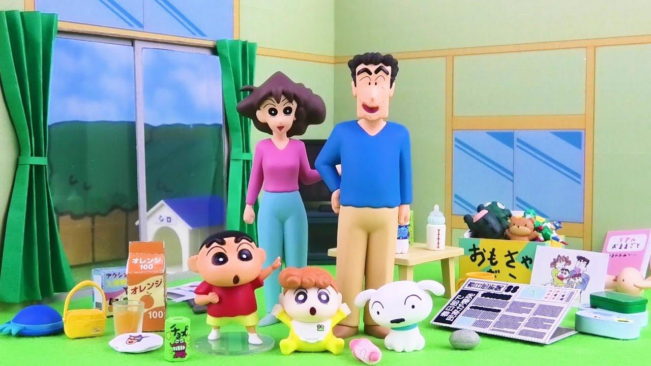 Crayon Shin chan Nohara family【Re-Ment Figure】