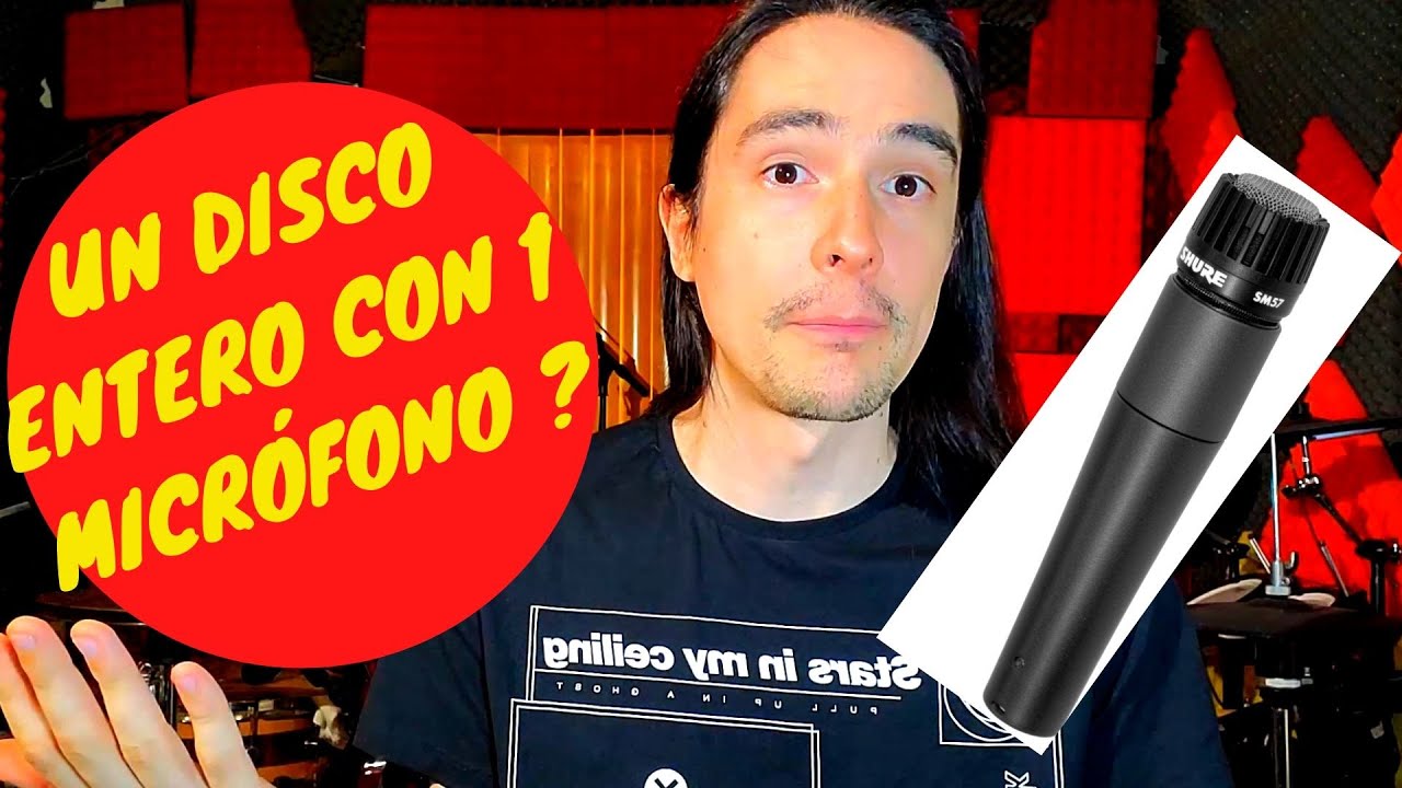 Como Grabar Baterías con 1 Micrófono Dinámico BARATO y hacer Música!