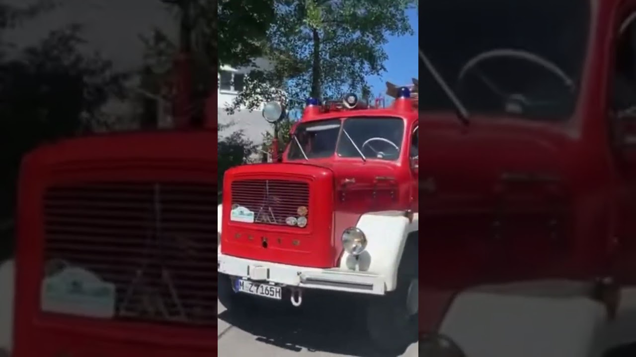 Freiwillige Feuerwehr Gr&auml;felfing unterst&uuml;tzt das Rollende Museum M&uuml;nchen in Brannenburg 2025 ￼