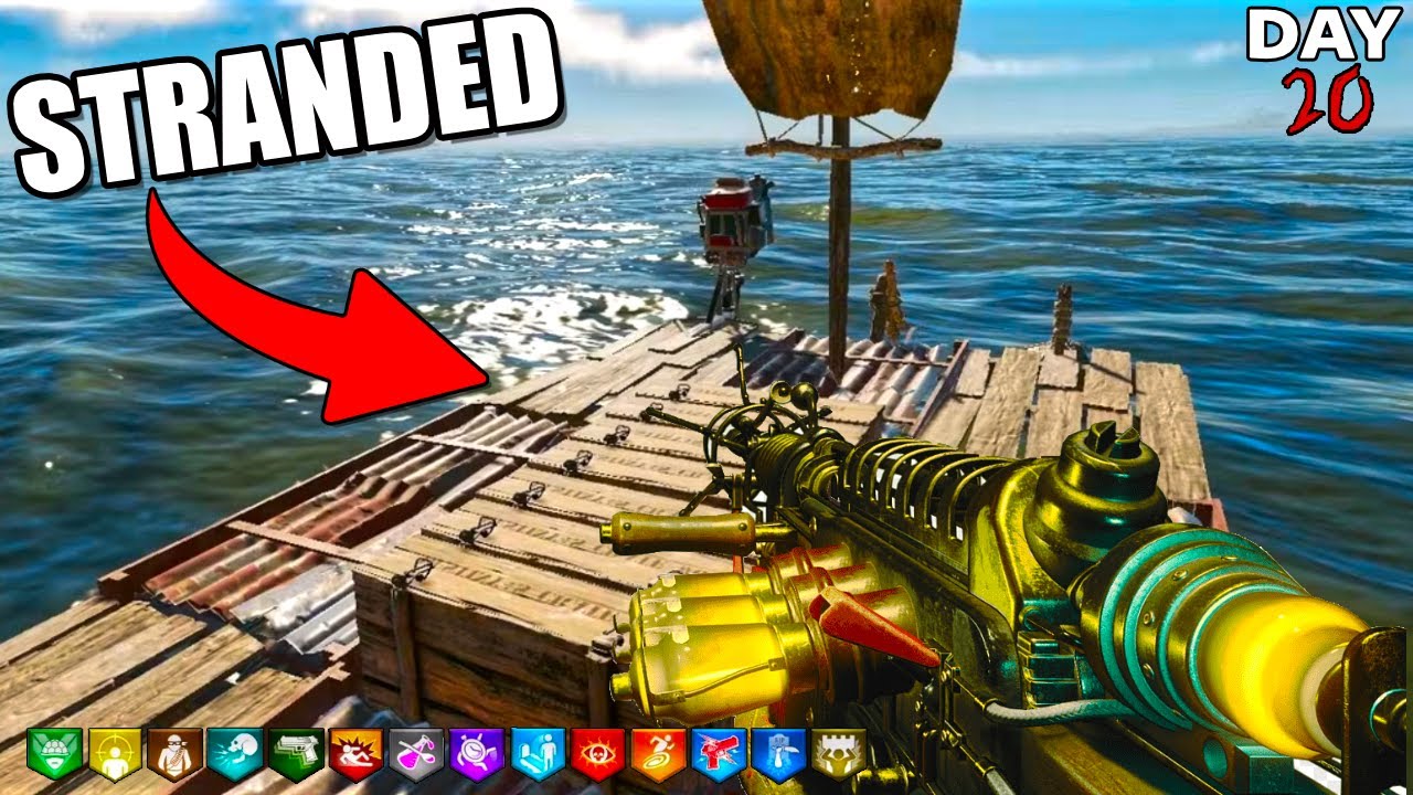 COD Zombies, но я ЗАСТРЯЛ на ПЛОТУ (Black Ops 3)