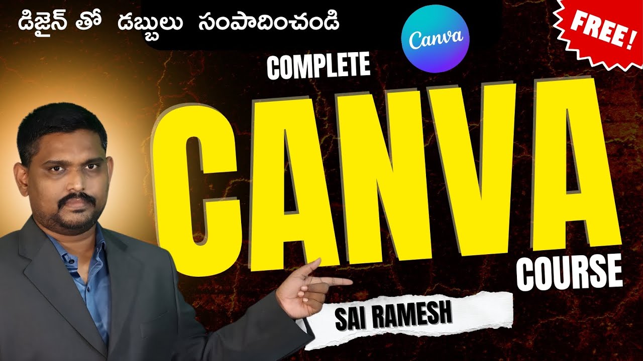 Complete CANVA Course For Free in Telugu || Full Canva Tutorial in Telugu IMPACT FOUNDATION || 2022