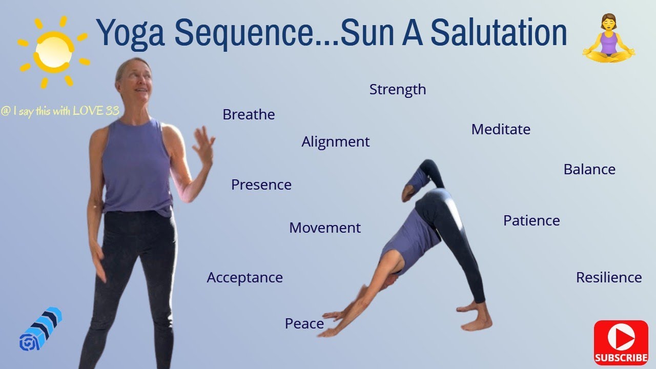 Yoga Sequence... Sun Salutation...What is Yoga? Want to feel better? Go deeper into your heart?