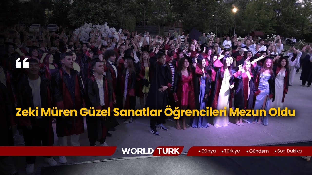 Bursa Zeki Müren Güzel Sanatlar Öğrencileri Mezun Oldu
