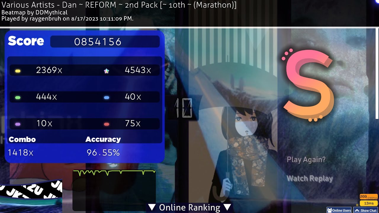 trying to improve - Osu!Mania 4k