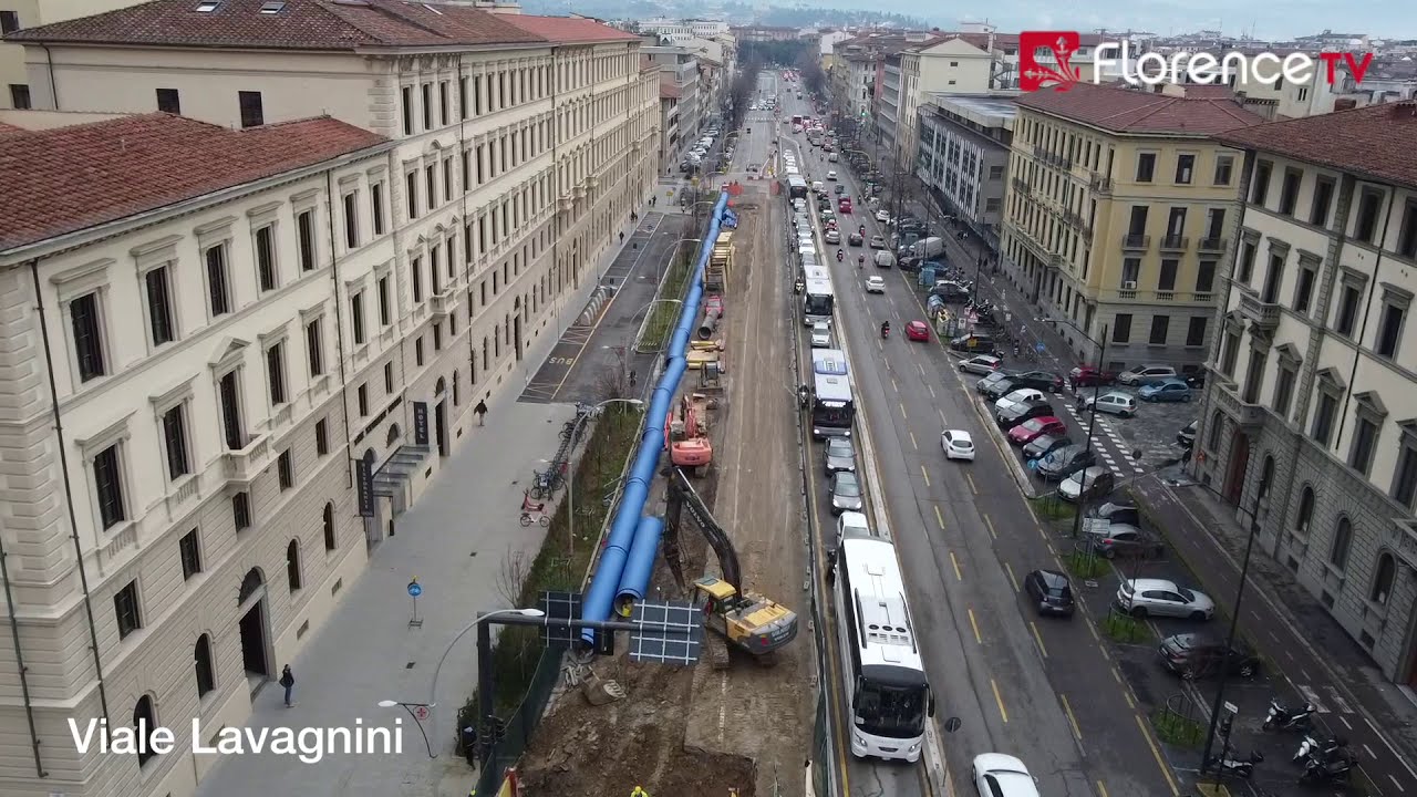 🚀 DRONE Tramvia a Firenze, ecco dove sorgerà la Vacs (Variante alternativa al centro storico)