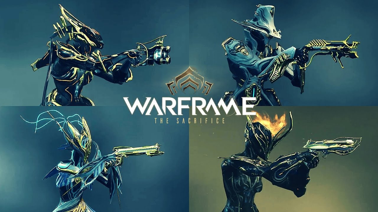 Warframe - All Prime Weapons (Secondaries) - Animations & Sounds w/ Slow Motion (2013 - 2019)