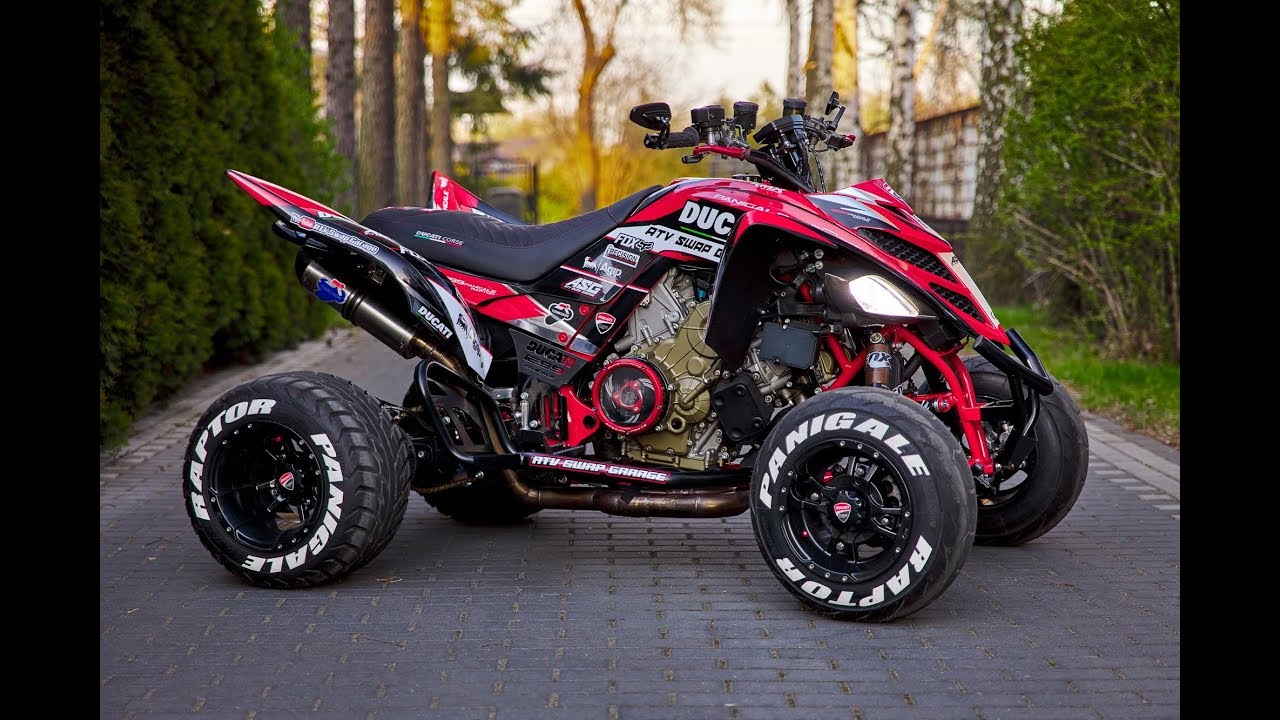 Yamaha Raptor 1300cc 205HP  /Swap DUCATI Panigale 1299 SUPER bike 😈🔥🔥🔥
