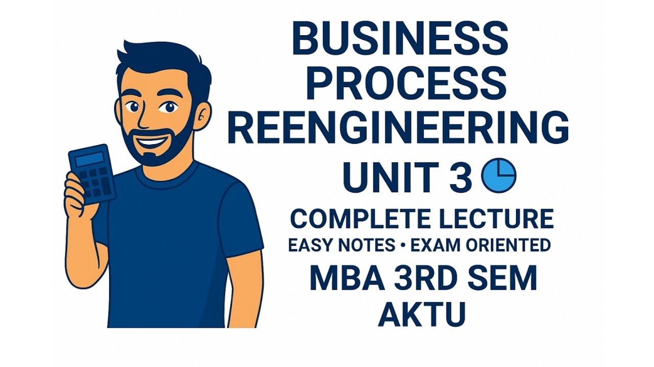 Business Process Reengineering Unit 3 | BPR Life Cycle, Methodology, IT Role | MBA 3rd Sem AKTU