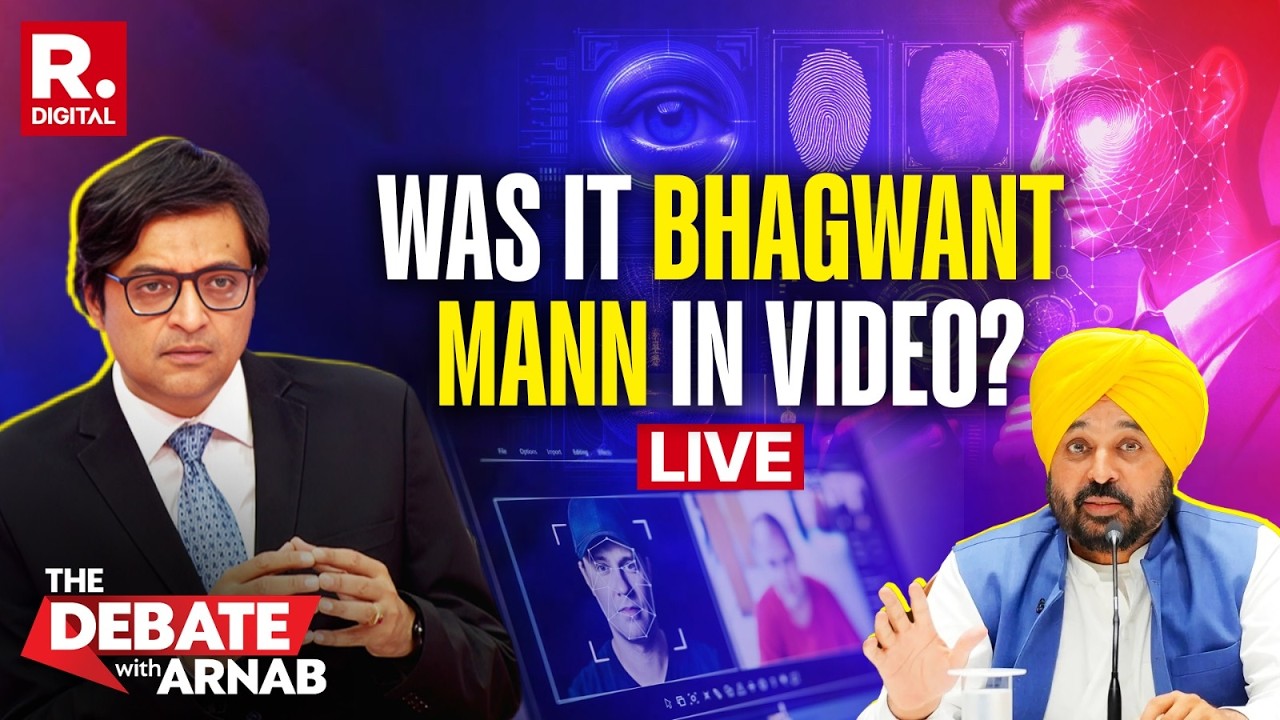 Debate With Arnab LIVE: Bhagwant Mann Video &ndash; Real or Fake? Who&rsquo;s Lying In Sacrilege Storm?