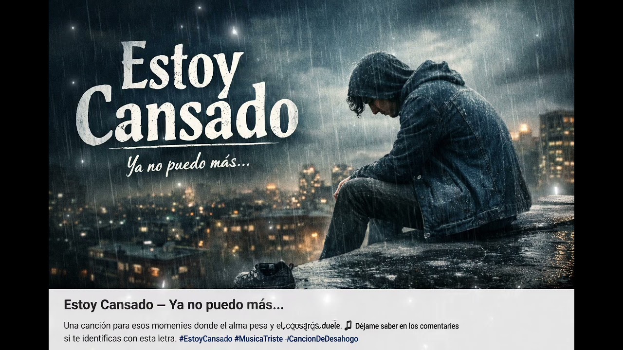Estoy Cansado – Canción de Rap Melancólica Sobre la Vida, el Dolor y la Lucha Interior