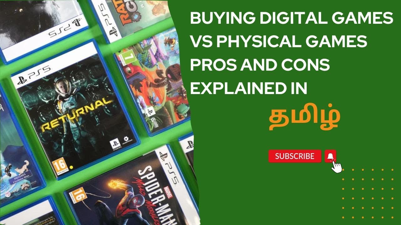 Digital Games Vs Physical Games Pros & Cons Explained In Tamil