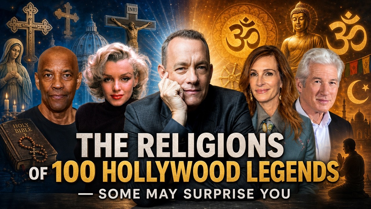 The Religions of 100 Hollywood Legends &mdash; Some May Surprise You