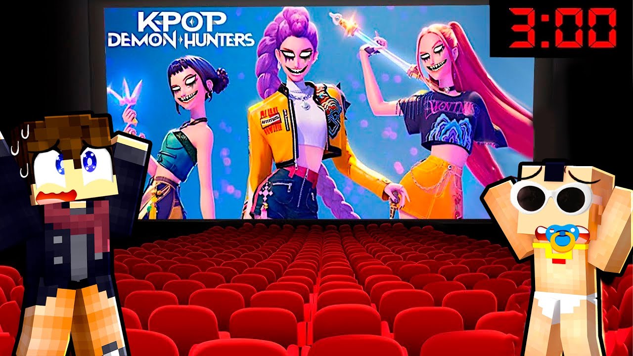 Ne JAMAIS ALLER voire le FILM KPOP DEMON HUNTER au CINEMA sur Minecraft !