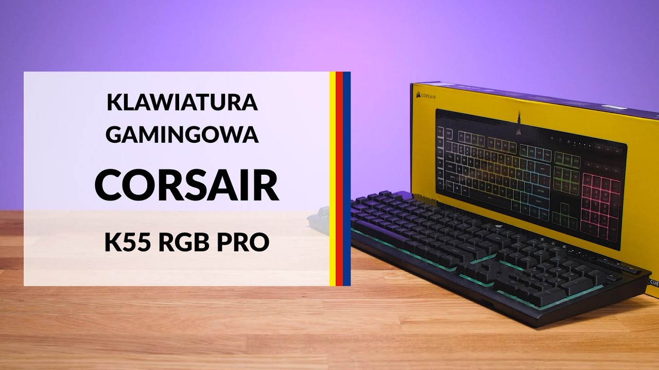 Klawiatura Corsair K55 RGB Pro &ndash; dane techniczne &ndash; RTV EURO AGD