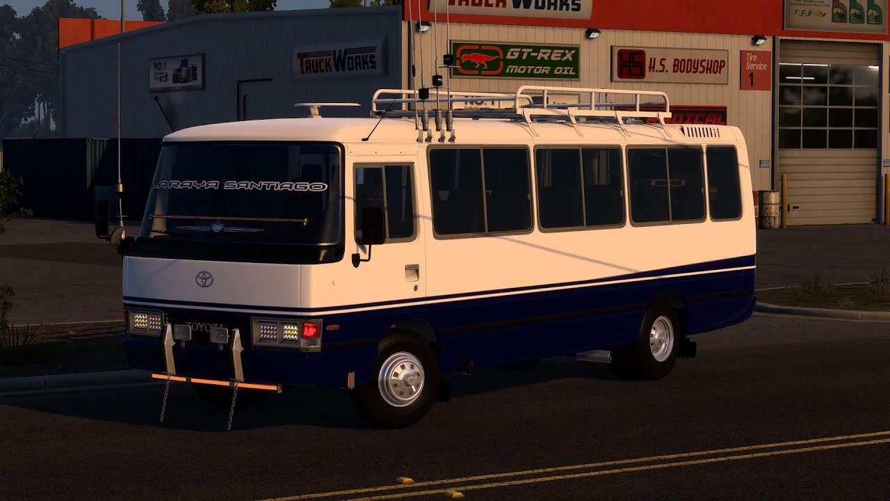 Probando el HZB30L Toyot Coaster | American Truck Simulator SIn Micro