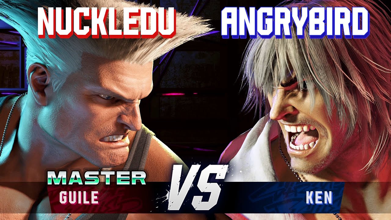 SF6 ▰ NUCKLEDU (Guile) vs ANGRYBIRD (Ken) ▰ High Level Gameplay