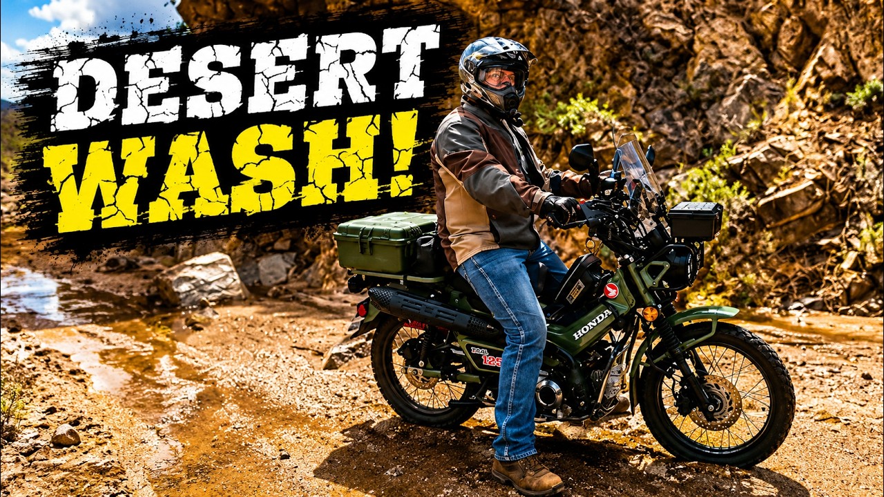 Honda CT125 Desert Wash Adventure Ride | Trail 125