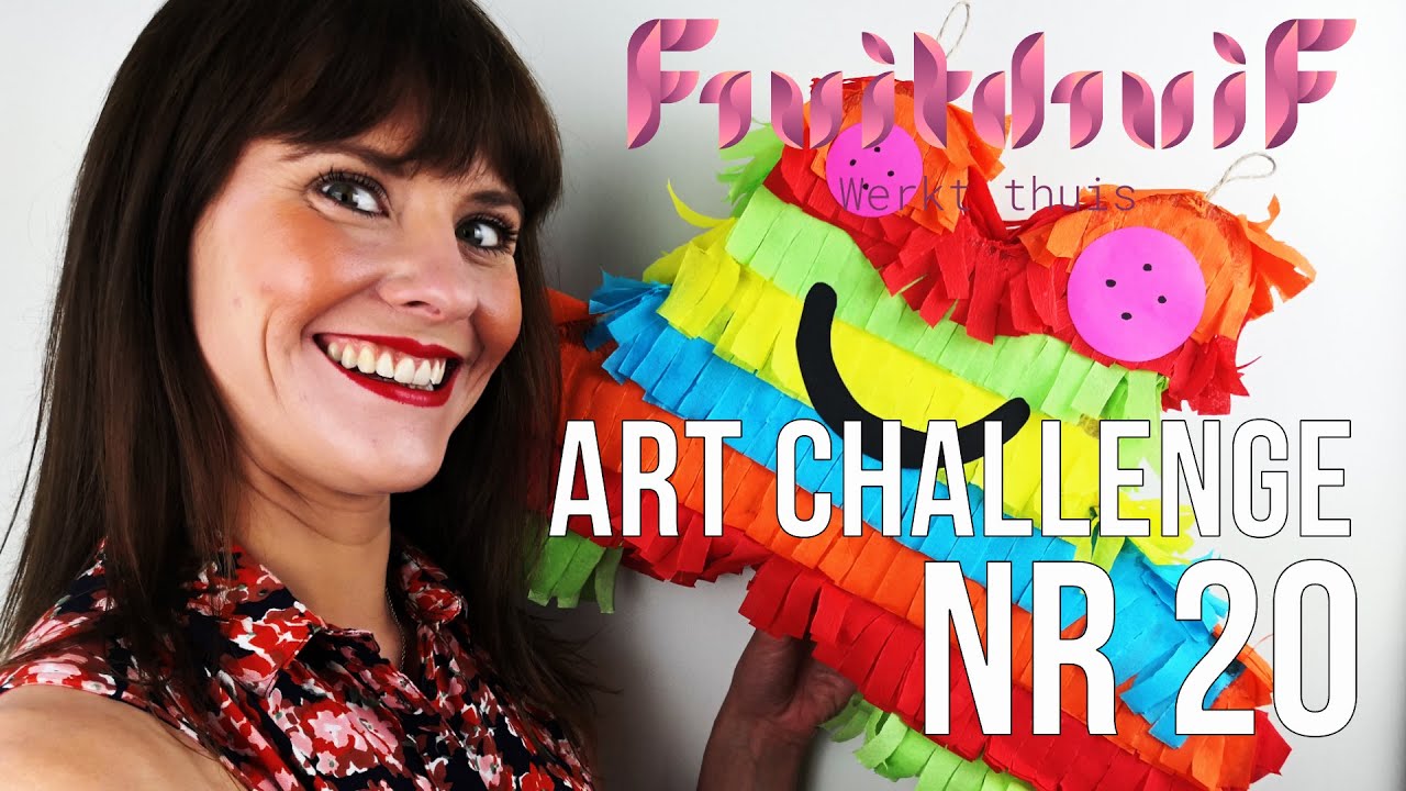 Feestje!? Maak een kleurrijke Piñata!! -  FruitdruiF werkt thuis 20