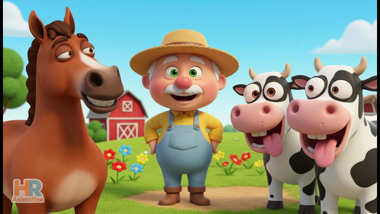 El Viejo MacDonald Ten&iacute;a Una Granja | Canciones Infantiles #babysongs #cartoon