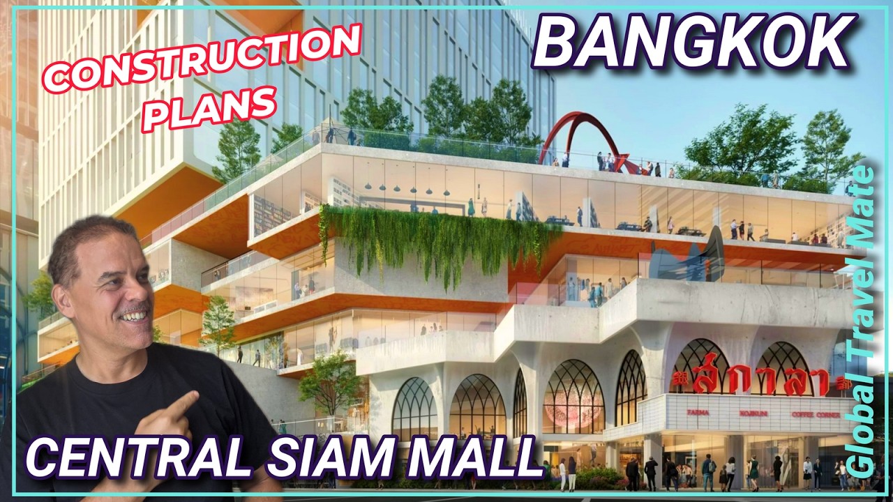 NEW Central Siam Mall construction at Siam Square Bangkok 🇹🇭 Thailand 4K