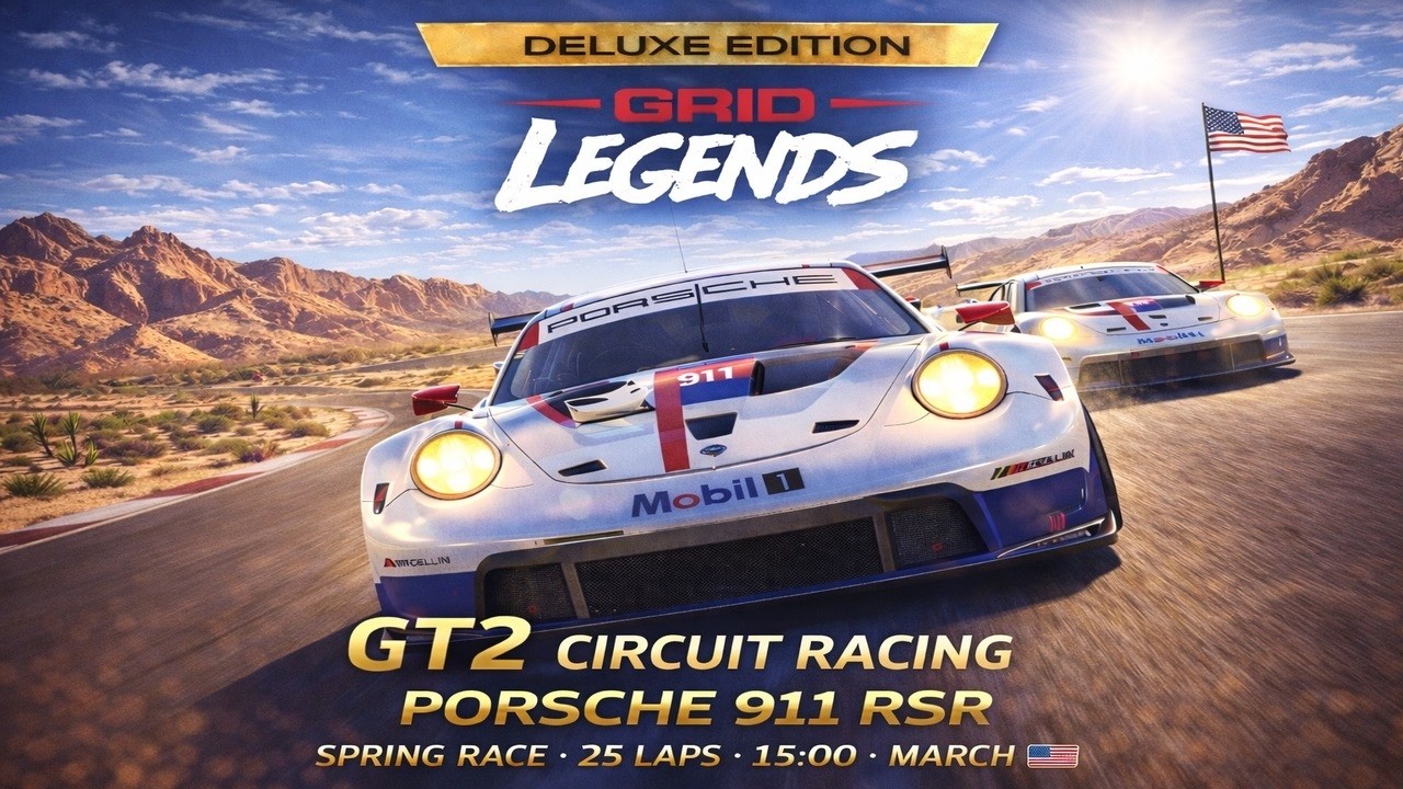 GRID Legends: Deluxe Edition - Race - Porsche 911 RSR Super Cup
