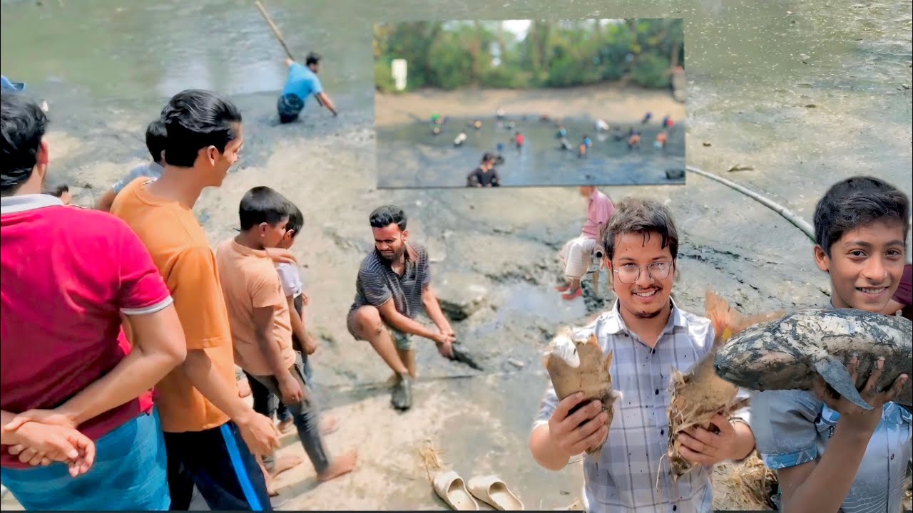 গ্রামের পুকুরে মাছ ধরাটা আসলেই অনেক সুন্দর!