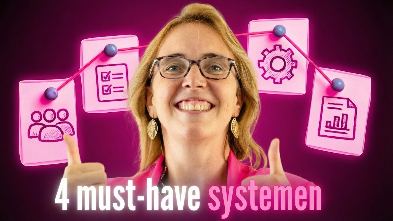 Bouw deze 4 systemen (zodat je bedrijf zonder jou kan draaien en jij je vrije tijd terugkrijgt)