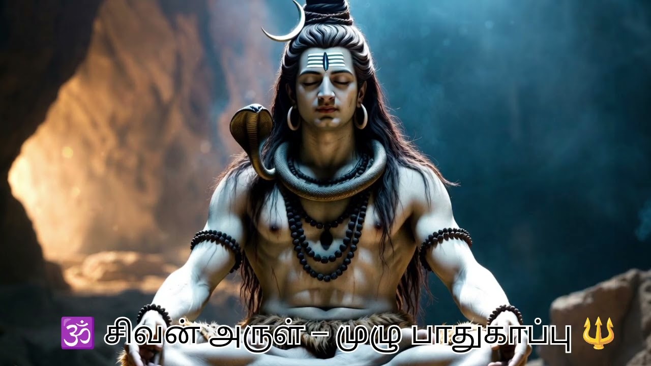 🕉️ Shiva Raksha Kavacham Tamil | சிவன் பாதுகாப்பு கவசம் | Remove Fear & Negative Energy