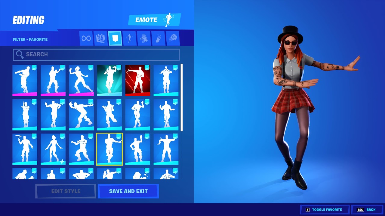 fortnite PEPPER THORNE doing RARE emotes in locker for TIKTOK (sugar rush, disc spinner AND MORE!)