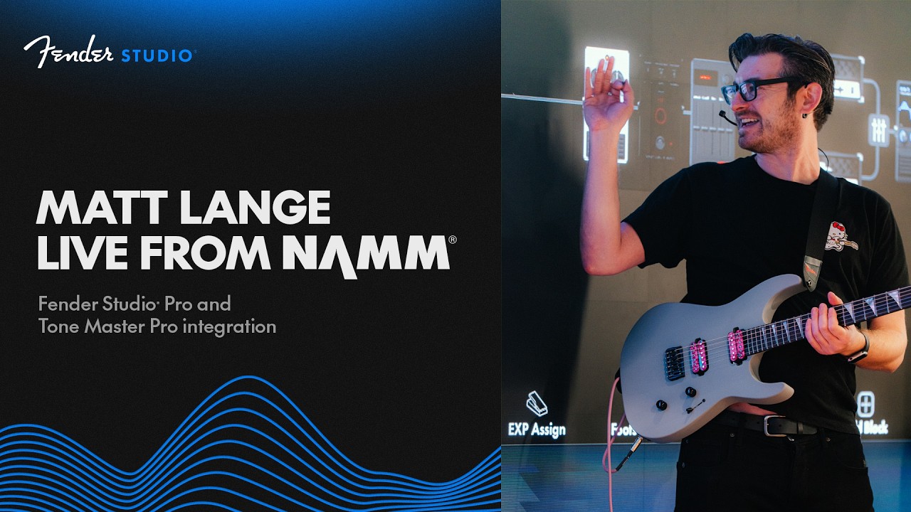 Tone Master Pro x Fender Studio Pro с Мэттом Ланге | Выставка NAMM 2026 | Fender Studio