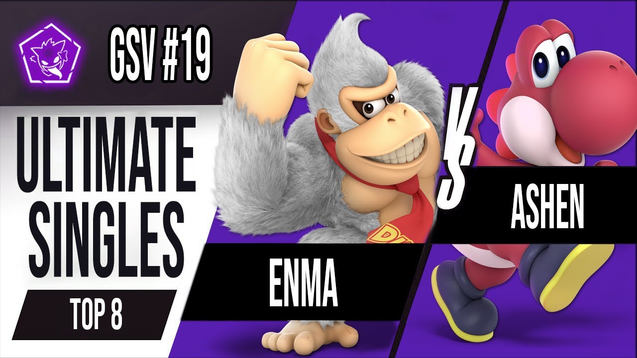 GSV #19 - Top 8 - Enma (Donkey Kong) Vs Ashen (Yoshi) Smash Ultimate Lima Perú