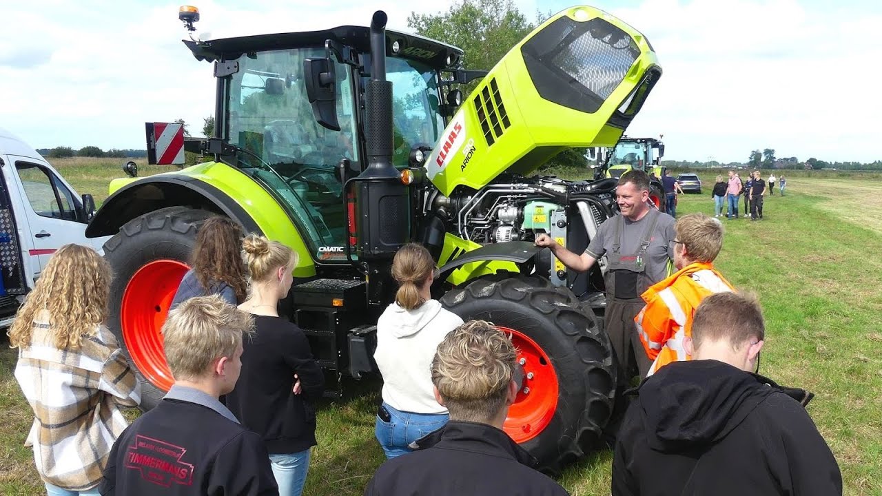 Claas ruwvoerwinningsdag 2022 in Ten Post. Terra MBO /John Breider Mechanisatie.
