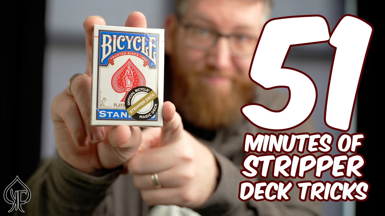 51 minutes of stripper deck magic trick tutorials